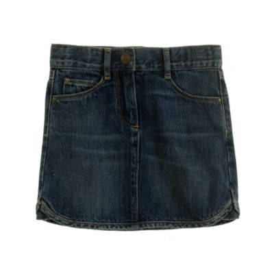 Girls' cowgirl denim mini