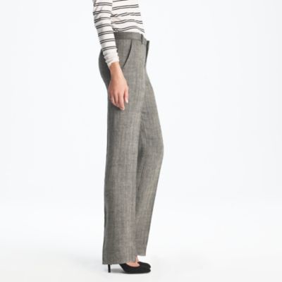 Women's Ludlow trouser in herringbone linen