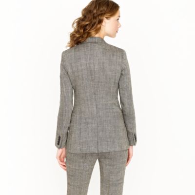 Women's Ludlow jacket in herringbone linen