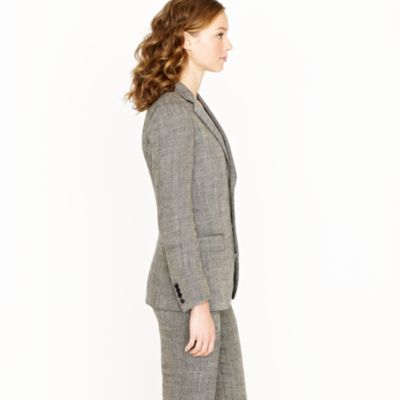 Women's Ludlow jacket in herringbone linen