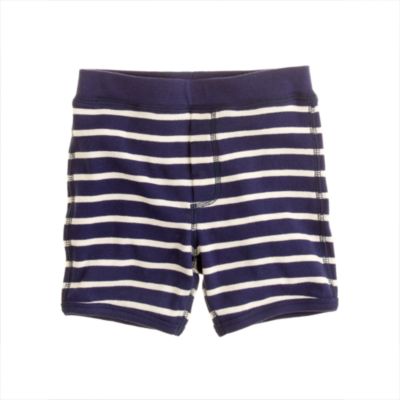 Boys' sleep short in beach stripe