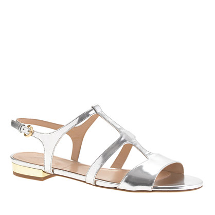 Allie metallic gladiator sandals