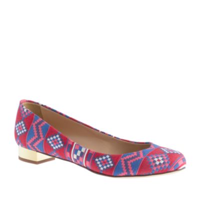 Janey printed flats