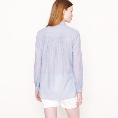 Stripe popover tunic