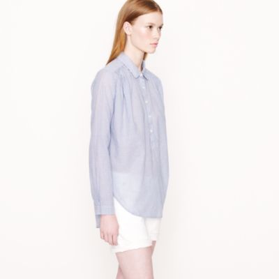 Stripe popover tunic