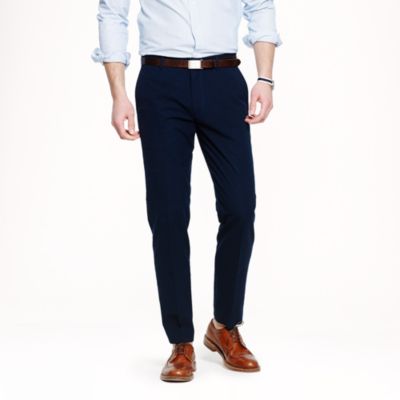 Ludlow slim suit pant in Japanese seersucker
