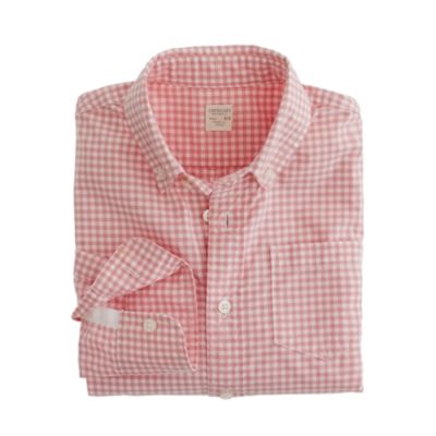 Boys' Secret Wash shirt in Henrick gingham