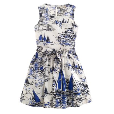 Girls' sailboat sundress