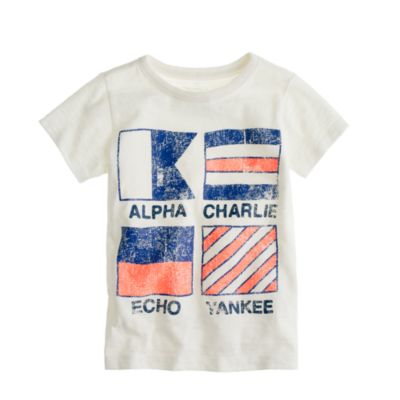 Boys' alpha charlie tee