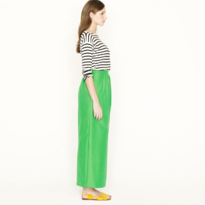 Shirred maxiskirt