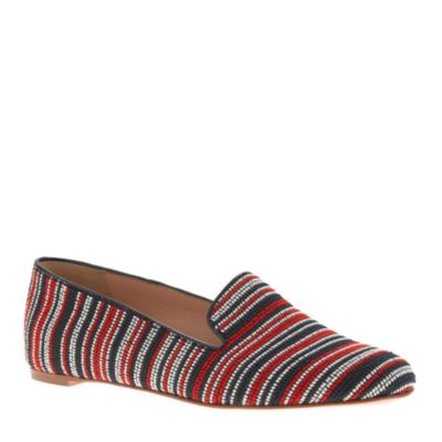 Darby bead-stitch loafers