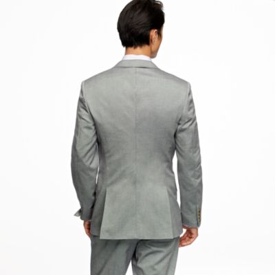 Ludlow two-button suit jacket with double-vented back in oxford cloth