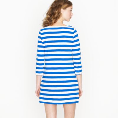 Knit tunic dress in stripe