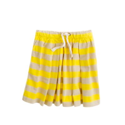 Girls' pep squad skirt in stripe