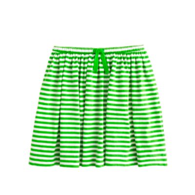 Girls' tictoc skirt in stripe