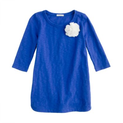 Girls' neon corsage tunic