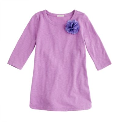 Girls' neon corsage tunic