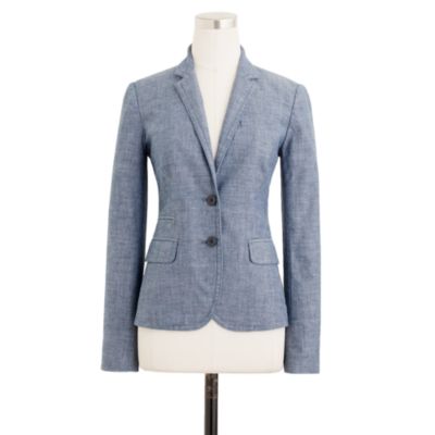 Schoolboy blazer in chambray