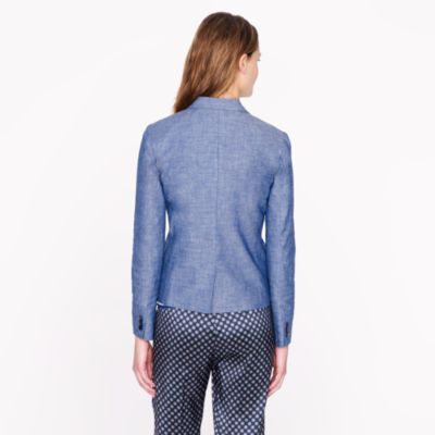 Schoolboy blazer in chambray