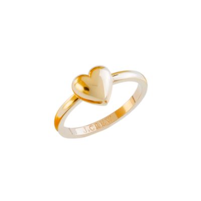 Gold heart ring