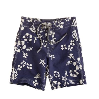 Boys' board short in Kiawah floral