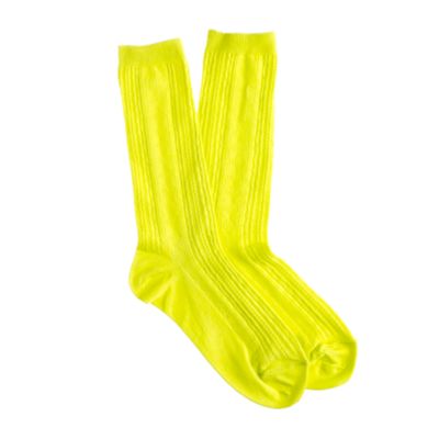 Cable trouser socks