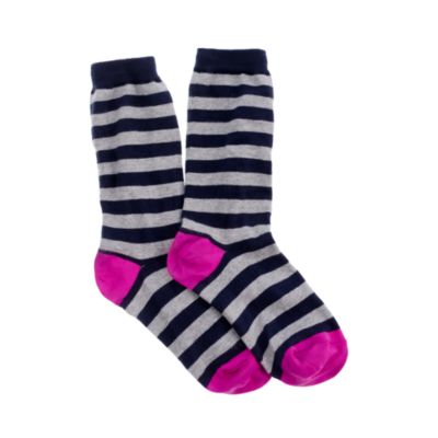 Stripe trouser socks