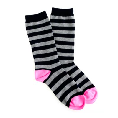 Stripe trouser socks