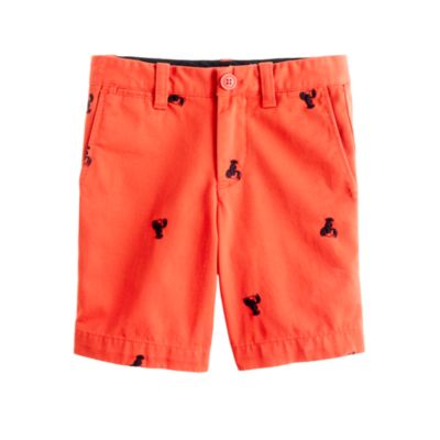 Boys' embroidered Stanton short