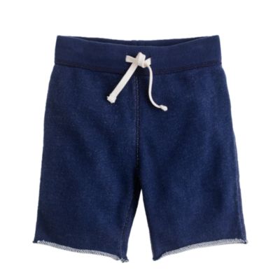Boys' pull-on knit short in rugged terry
