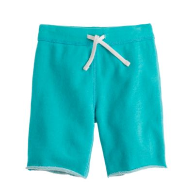 Boys' pull-on knit short in rugged terry
