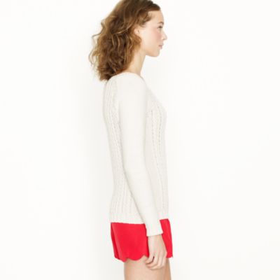 Cotton cable sweater