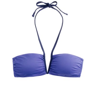Tipped bandeau top