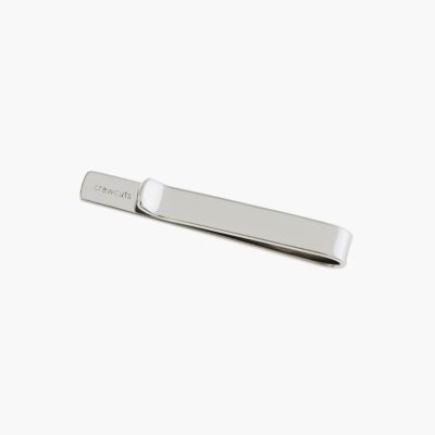 Boys' silver tie clip