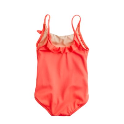 Girls' ruffle-knot tank