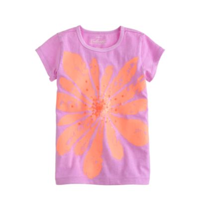 Girls' orange blossom tee