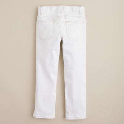 Boys' straight jean in white