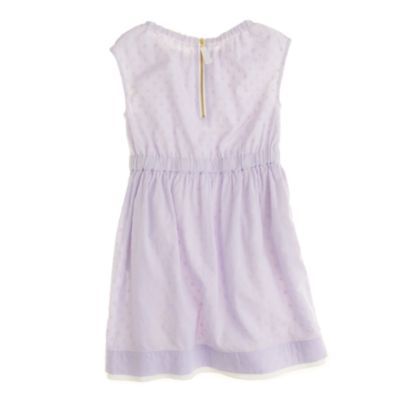 Girls' dearie dress in swiss dot