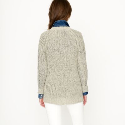Metallic beach cardigan