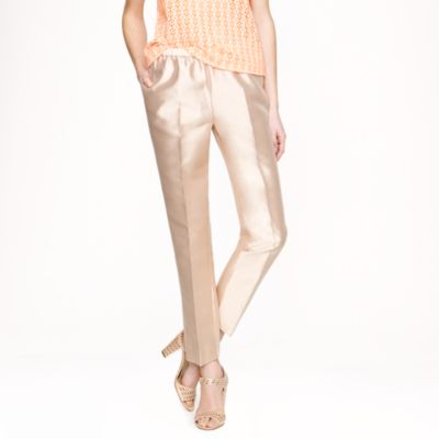 Collection silk shantung pant