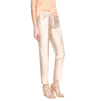 Collection silk shantung pant