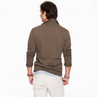 Lightweight vintage fleece half-zip pullover