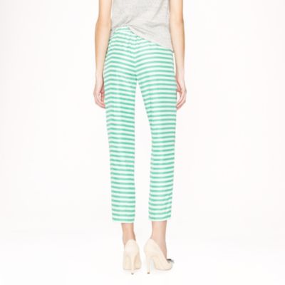 Collection washed silk side-tie pant