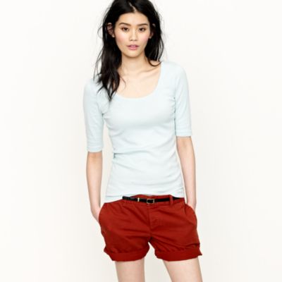 Perfect-fit ballet button tee