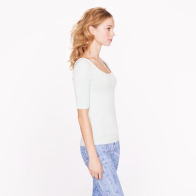 Perfect-fit ballet button tee