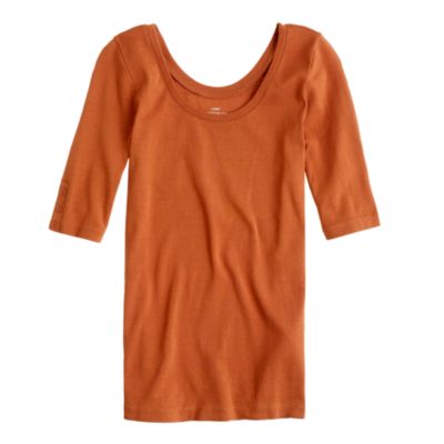 Perfect-fit ballet button tee