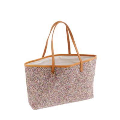 Girls' glitter tote bag