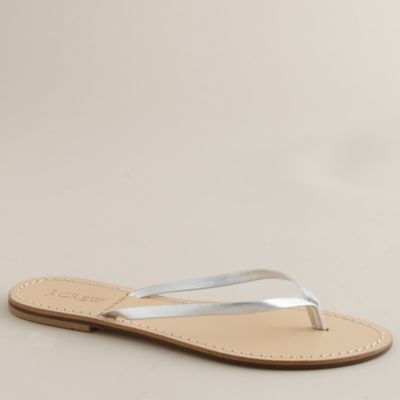 Leather capri sandals
