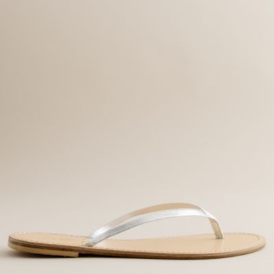 Leather capri sandals