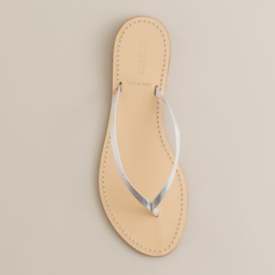 Leather capri sandals